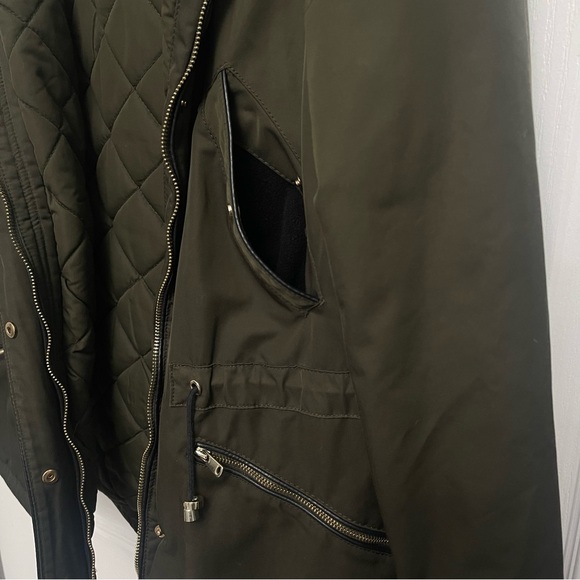 Zara Utility winter hooded parka jacket - Picture 6 of 7
